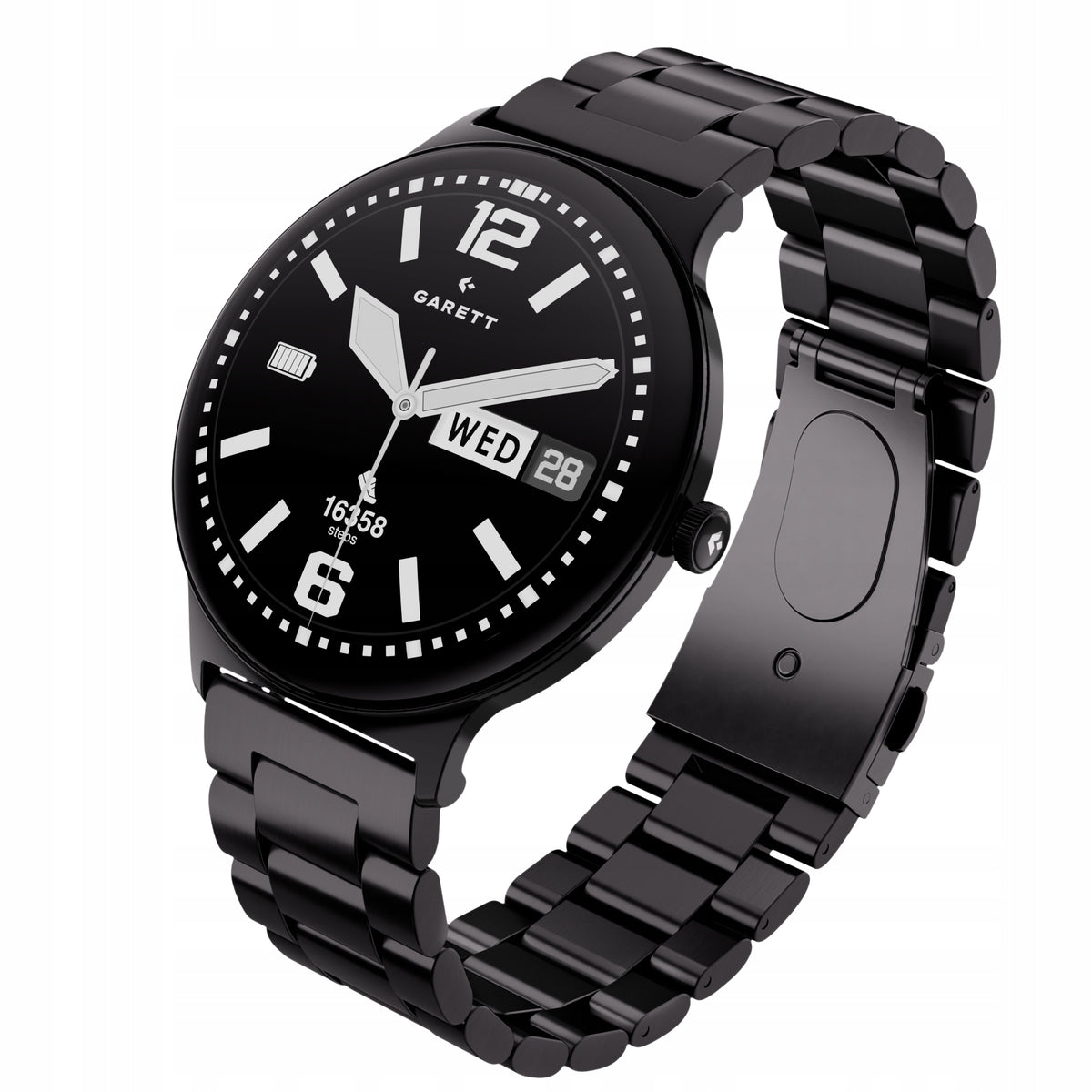 Smartwatch Garett Quantum Glow AMOLED BT Talk 100+ Sport Black Steel