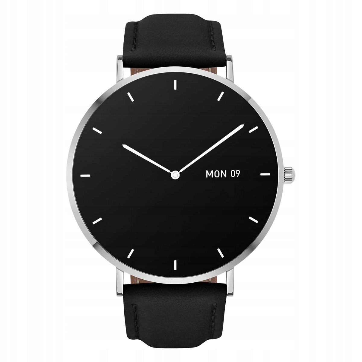 Smartwatch Garett Verona silver-black leather strap Packaging status original