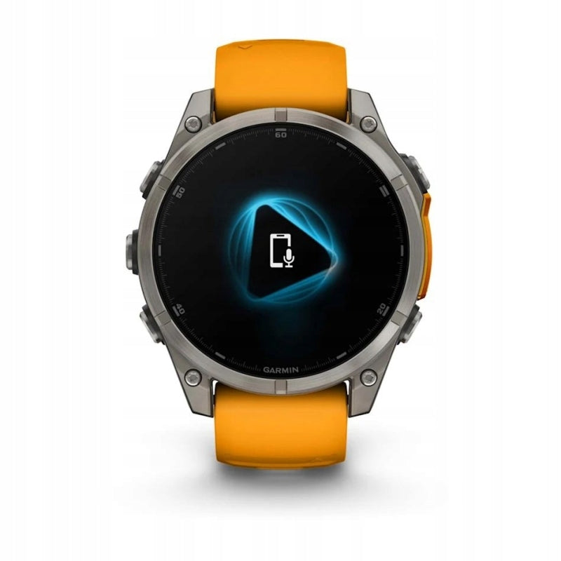 Smartwatch Garmin Fenix 8 AMOLED Sapphire titanium orange 47 mm Manufacturer code 010-02904-00