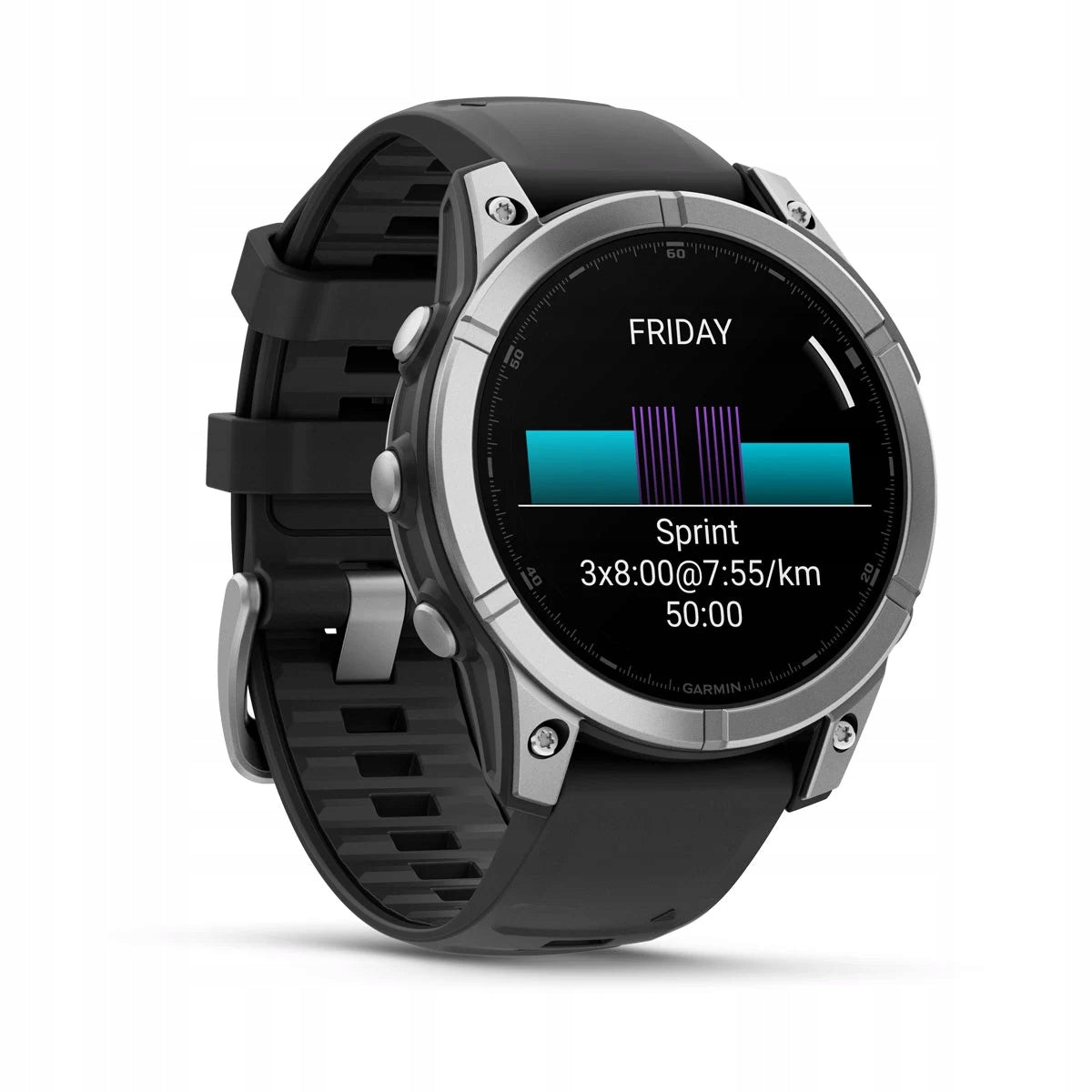 Smartwatch Garmin Fenix E AMOLED 47mm stainless steel silver 010-03025-00 Manufacturer code 010-03025-00