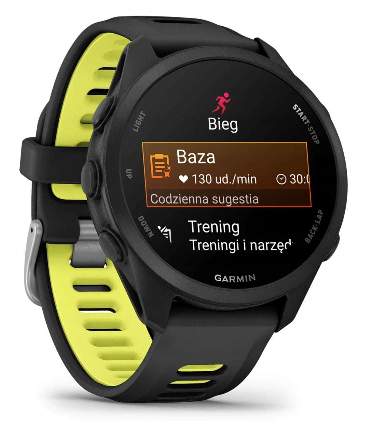 Smartwatch Garmin Forerunner 170 Black / Amp Yellow Manufacturer code 010-03920-00