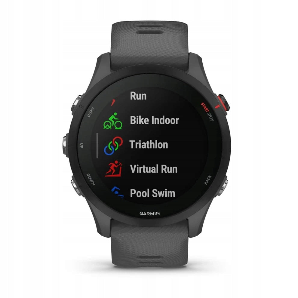 Smartwatch Garmin Forerunner 255 Mysterious Grey Waterproof GPS Brand Garmin