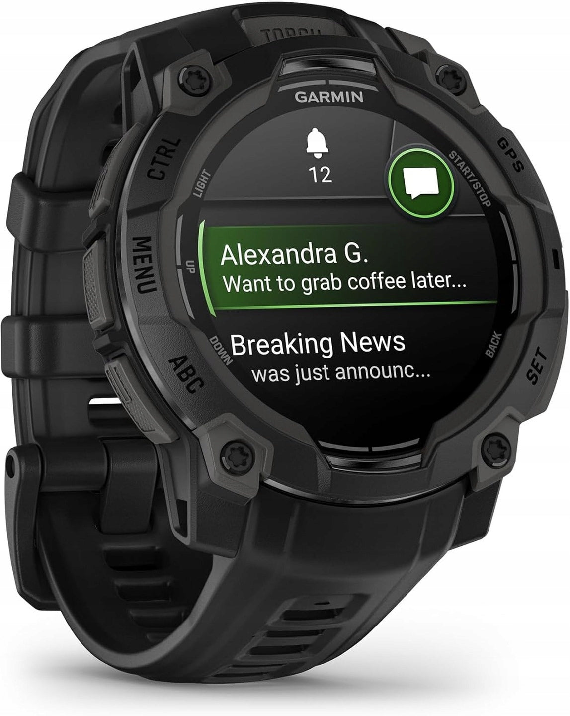 Smartwatch Garmin Instinct 3 45mm Amoled | Garmin Pay GPS 10ATM black Packaging status original
