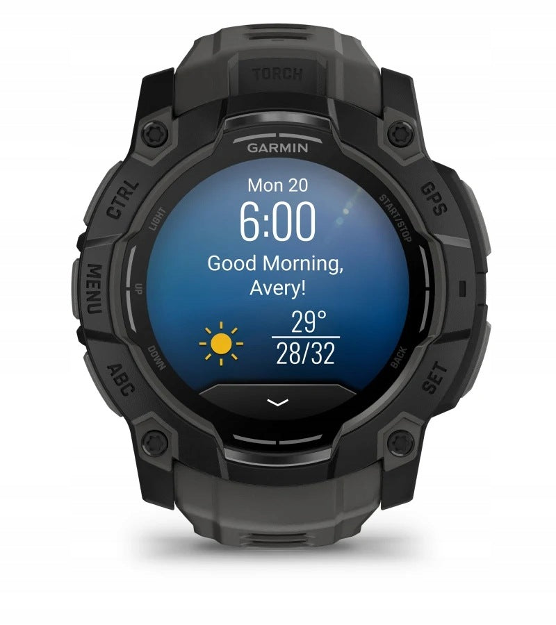 Smartwatch Garmin Instinct 3 50mm AMOLED black Manufacturer code 010-03020-00