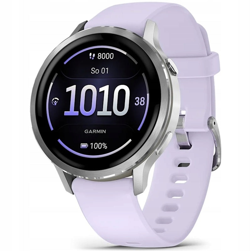 Smartwatch Garmin Venu 4 41mm Silver-purple - Silver-Periwinkle