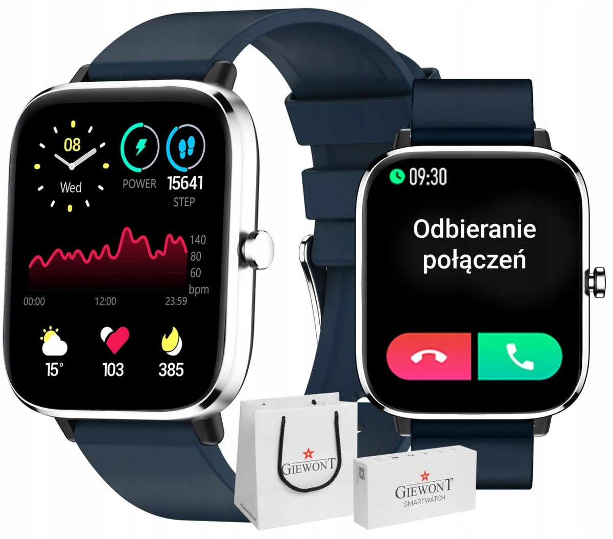 Smartwatch Giewont GW230-4 Silver-Blue