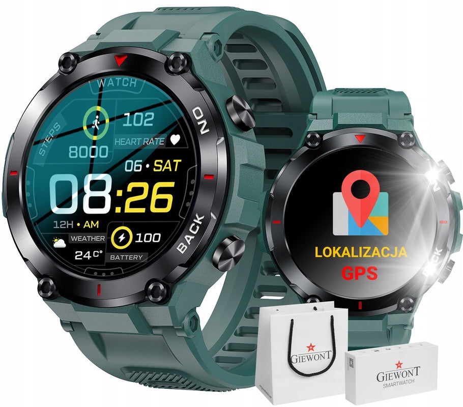 Smartwatch Giewont GW460-2 Green GPS