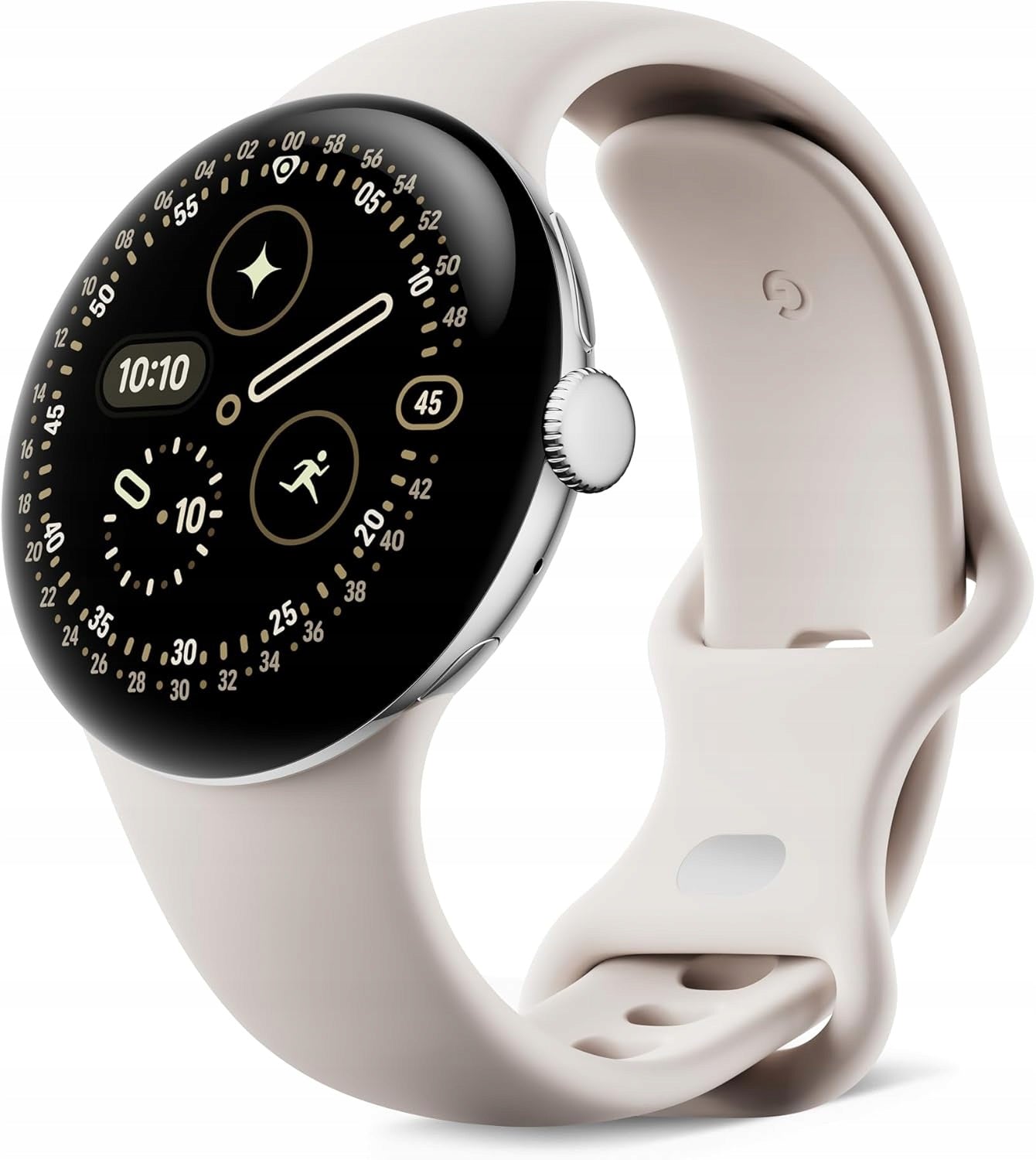 Smartwatch Google Pixel Watch 4 WIFI 41mm AMOLED GPS Silver Porcelain