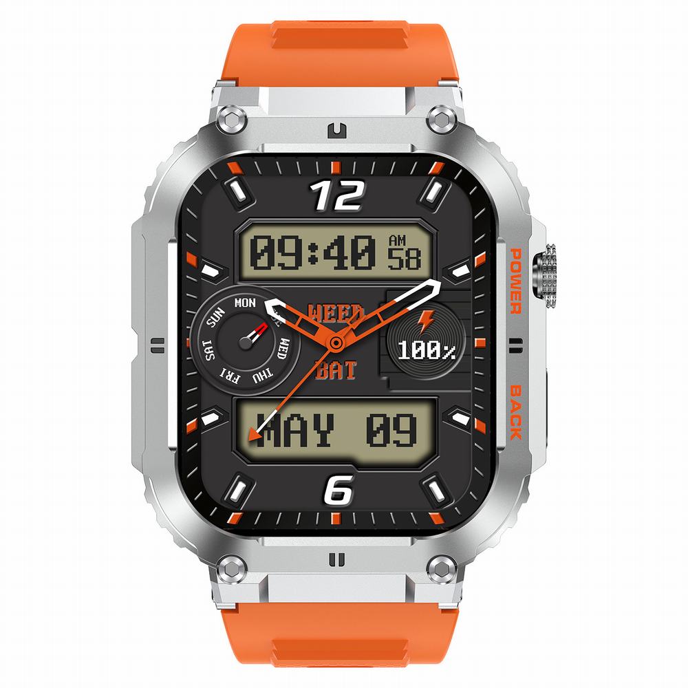 Smartwatch Gravity GT6-4 orange, sleep, breath, super gift