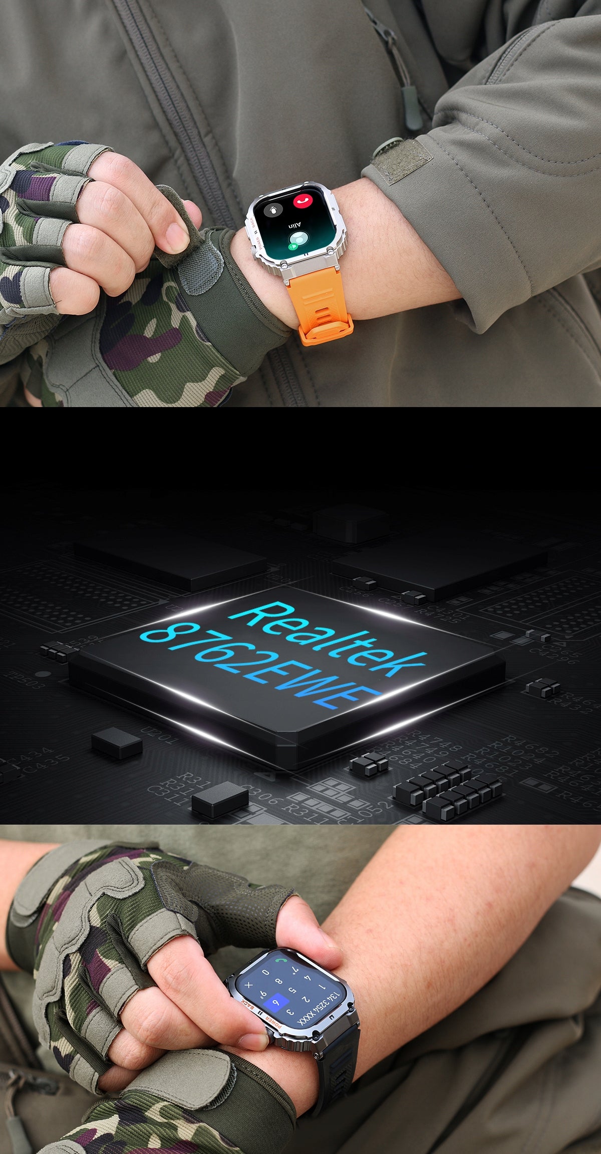 Smartwatch Gravity GT6 silver Packaging status original