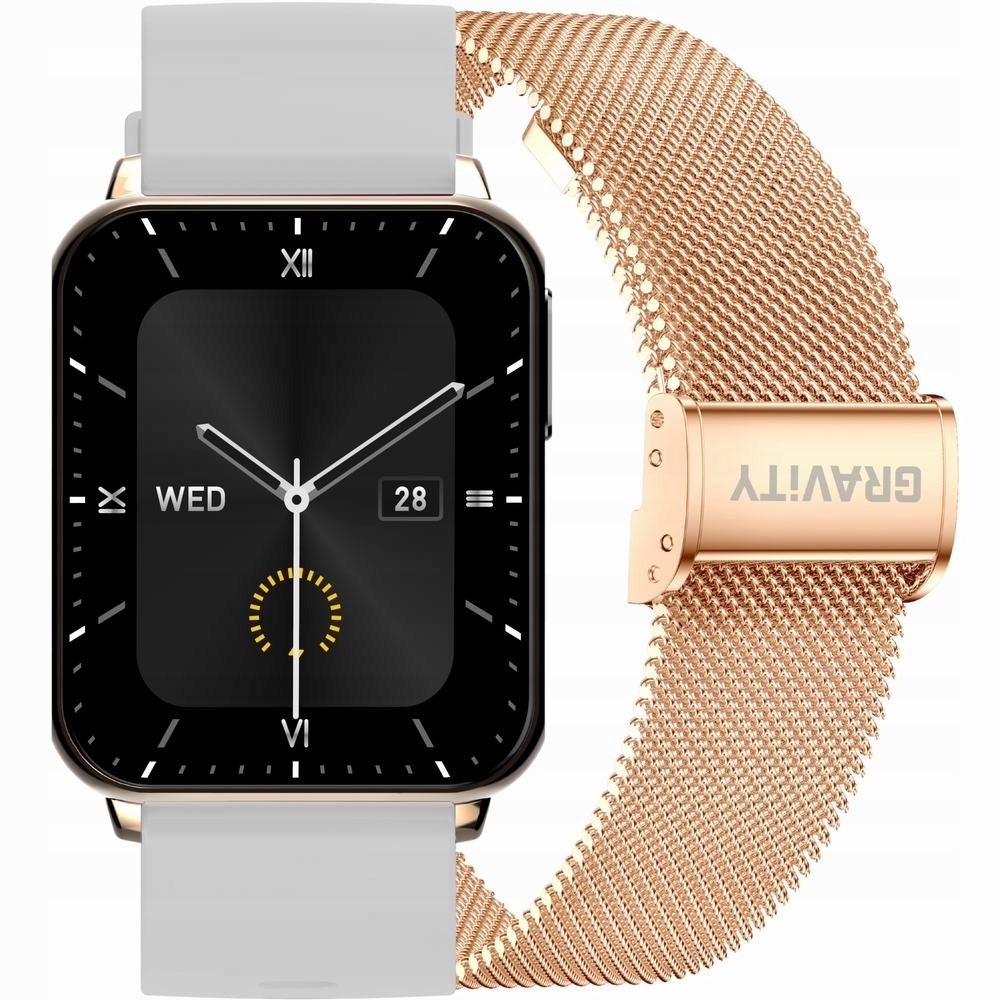Smartwatch Gravity Rose Gold Grey 2 Strips GT17-4