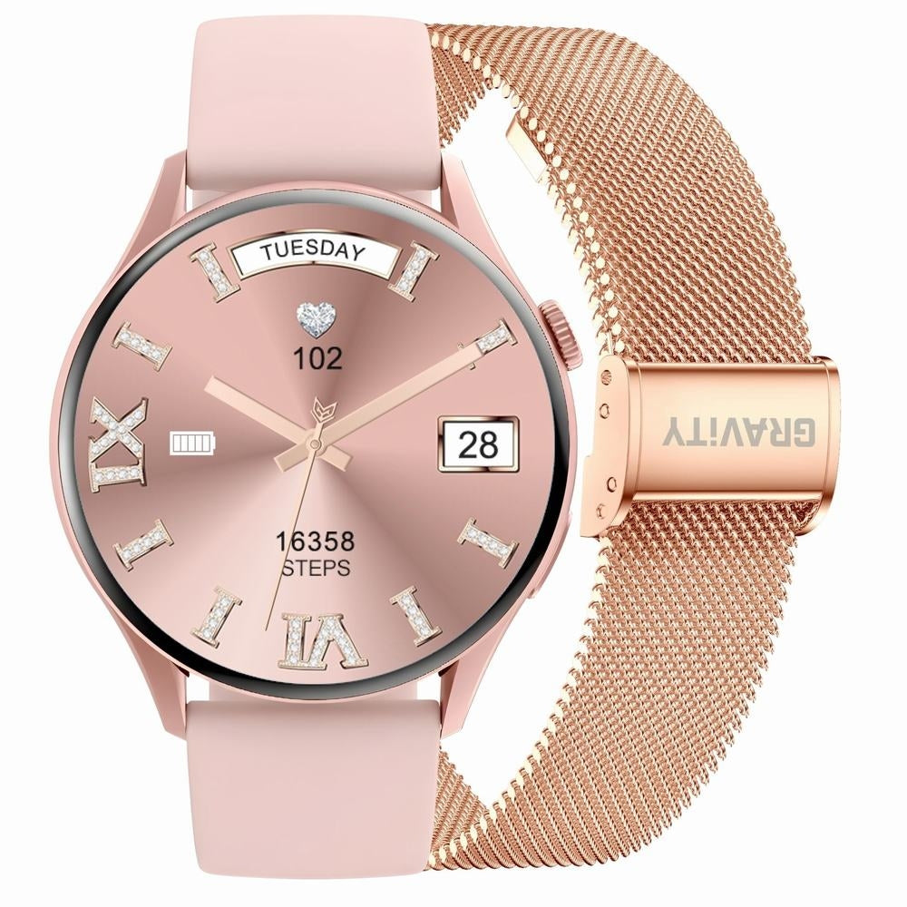 Smartwatch Gravity Rose Gold Strap Bracelet GT11-5