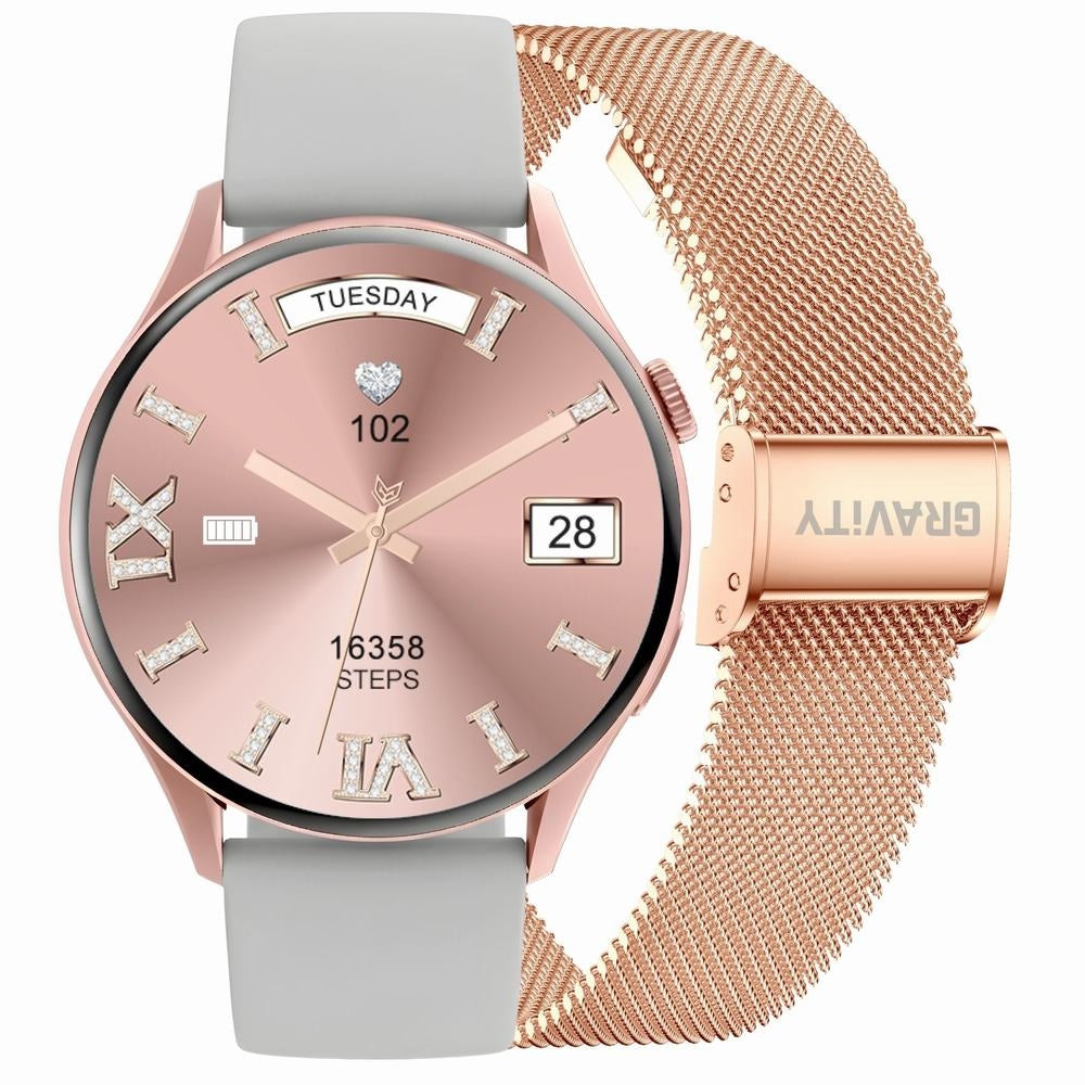 Smartwatch Gravity Rose Gold Strap Bracelet GT11-8