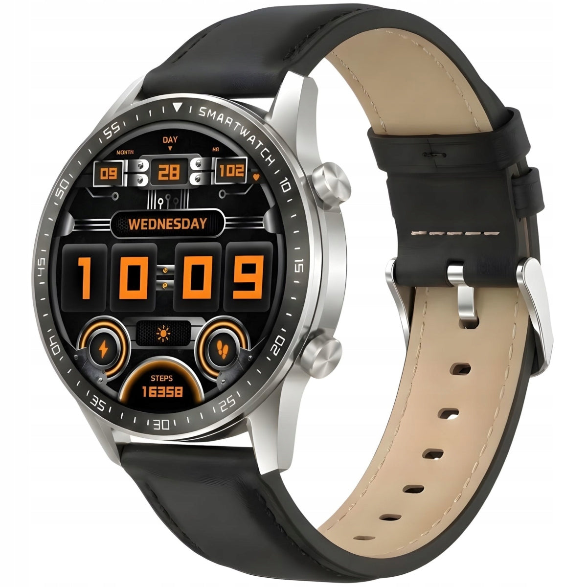 Smartwatch Gravity Silver 2 Strips GT10-7 Brand Gravity