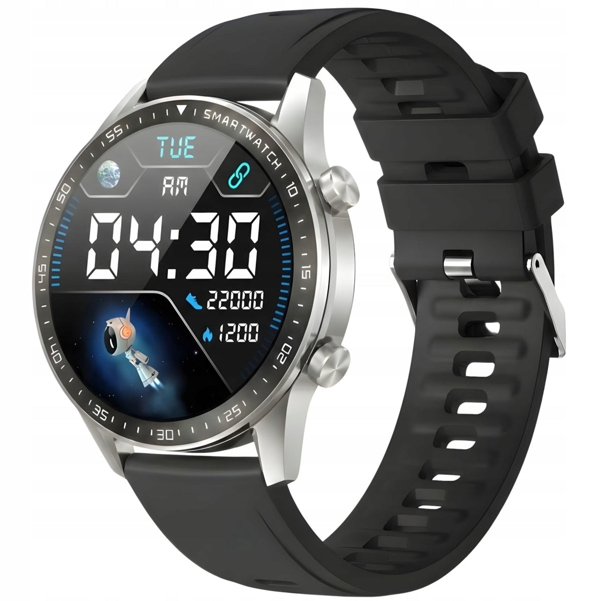 Smartwatch Gravity Silver 2 Strips GT10-7 Model other