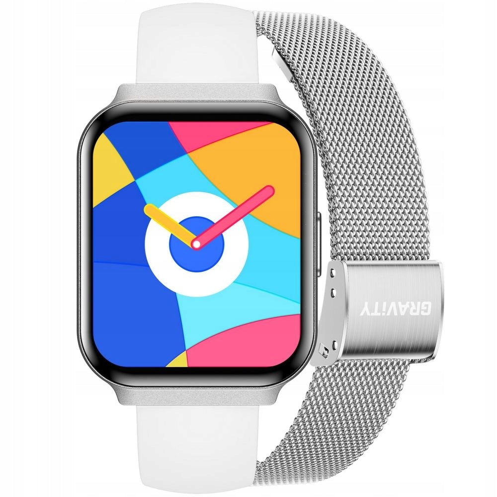 Smartwatch Gravity Silver Strap + Bracelet GT44-4