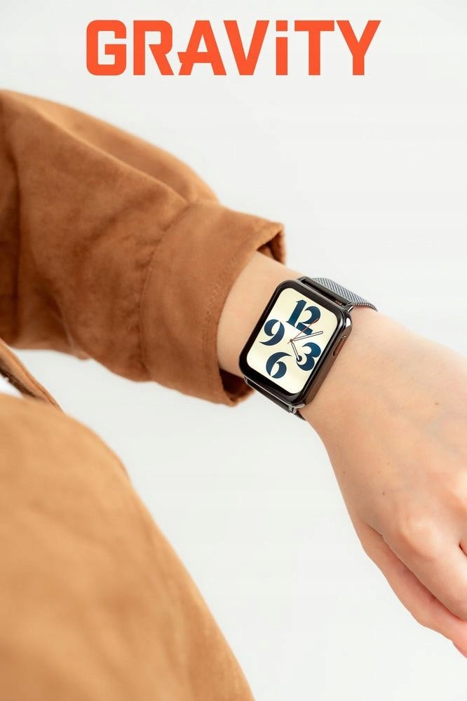 Smartwatch Gravity White and Black 2 Strips GT17-8 Brand Gravity