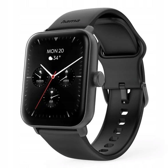 Smartwatch HAMA 6010 GPS Rectangular Black