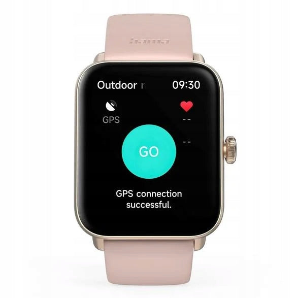 Smartwatch HAMA 6010 GPS Rectangular Rose Gold EAN (GTIN) 4047443523617