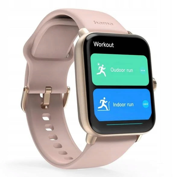 Smartwatch HAMA 6010 GPS Rectangular Rose Gold Packaging status original