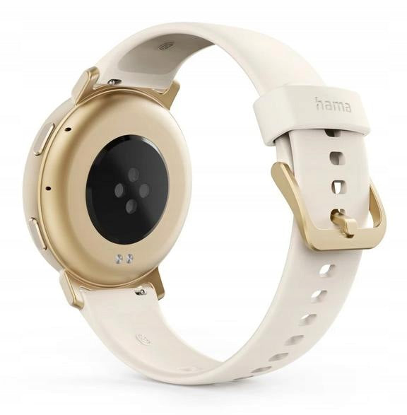 Smartwatch HAMA 7020 GPS Amoled 43mm White and gold Brand Hama