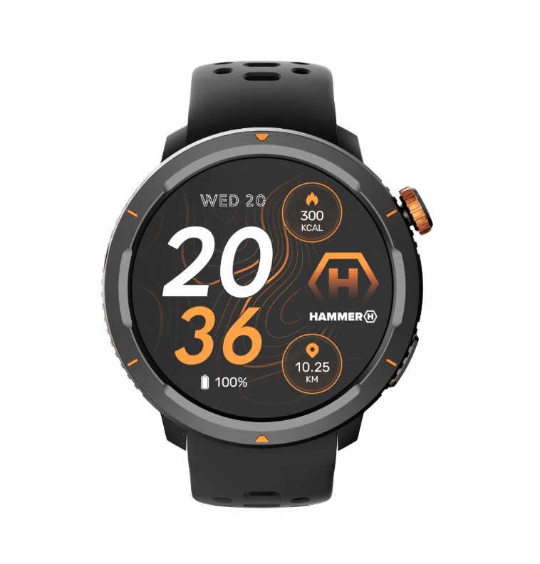 Smartwatch HAMMER Watch 2 LTE Sports watch + Additional Bluetooth strap Batteries included yes