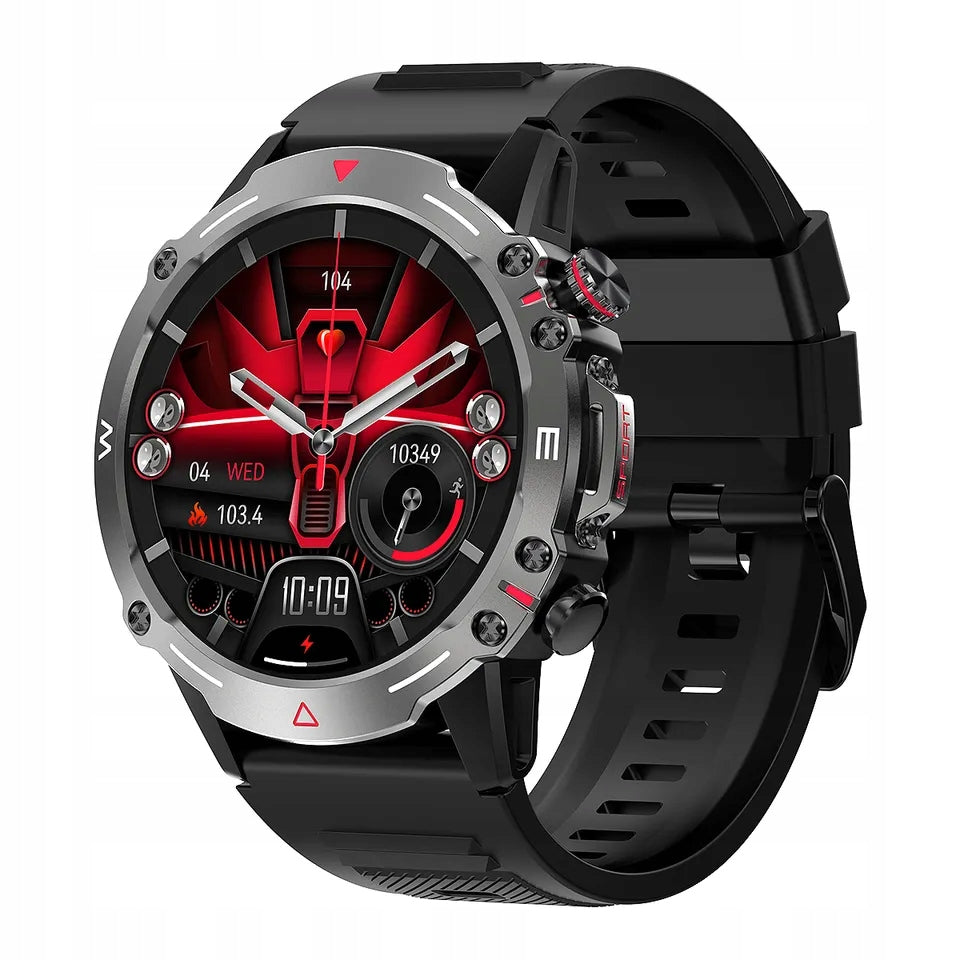Smartwatch HK87 Bluetooth connection notifications sport heart rate pressure
