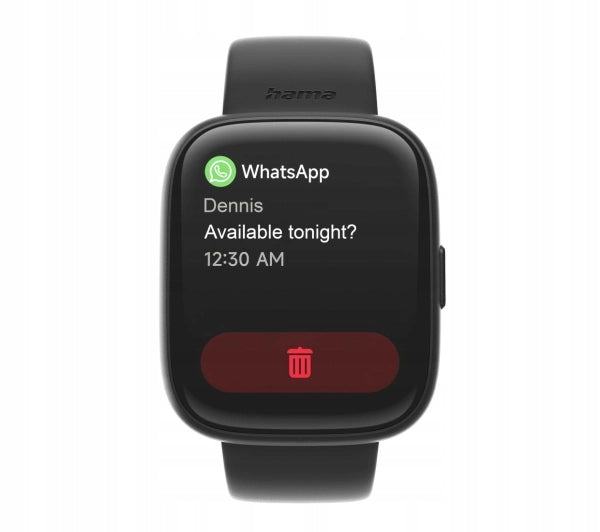 Smartwatch Hama 4000 AI 46mm 1,65'' IP68 Bluetooth 5.3 Black Brand Hama