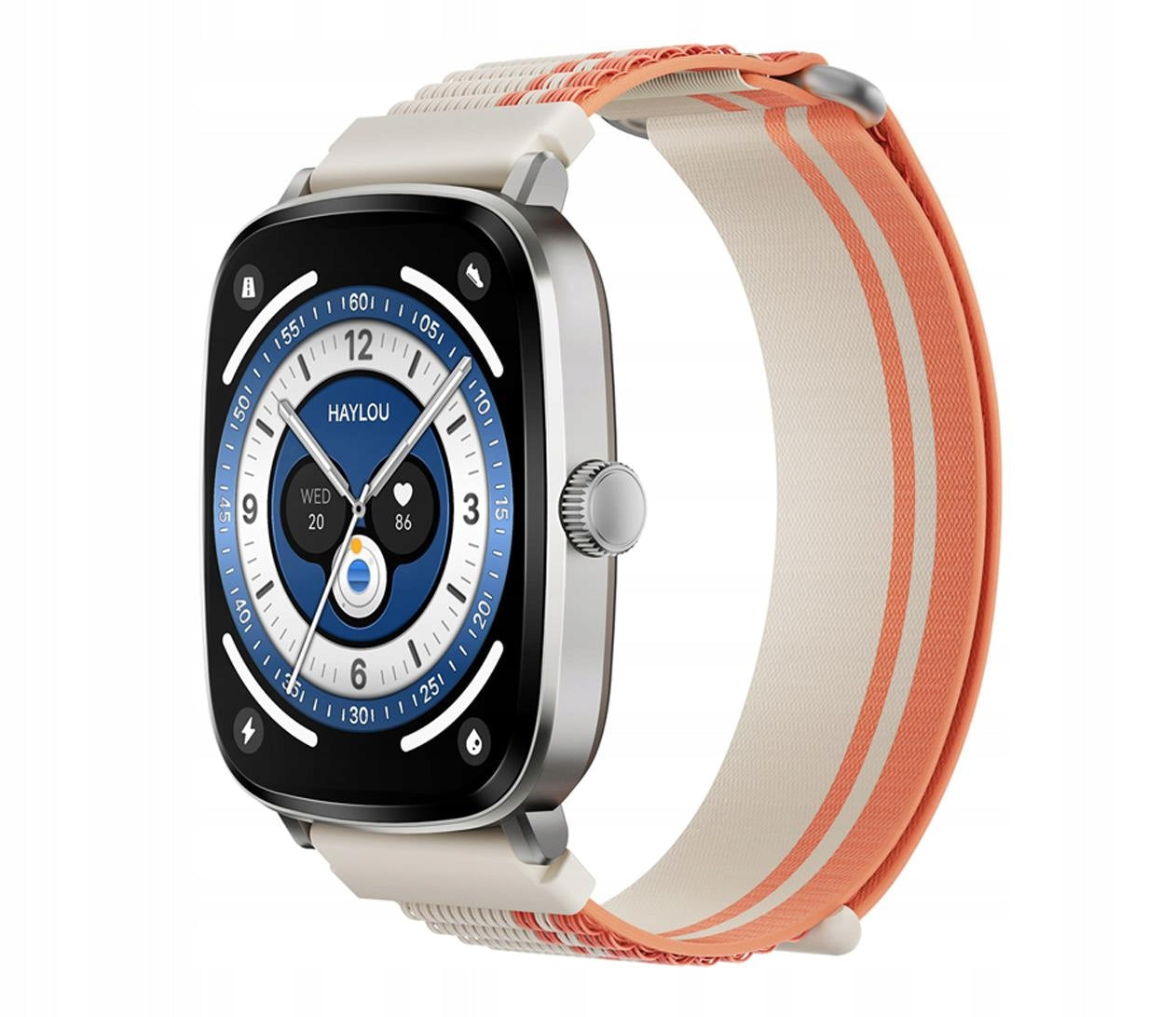 Smartwatch Haylou RS5 Silver Elegant and Lightweight Activity Monitor Brand Haylou