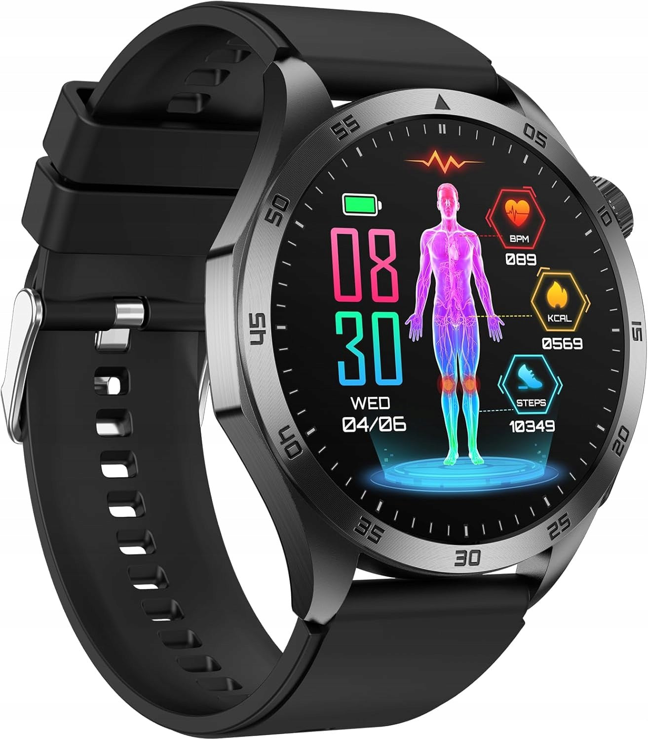 Smartwatch Health Kardena Care Pro 4 ECG SOS Talk Pressure Packaging status original