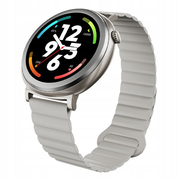 Smartwatch HiFuture Aurora silver Bluetooth round watch sport Brand HiFuture