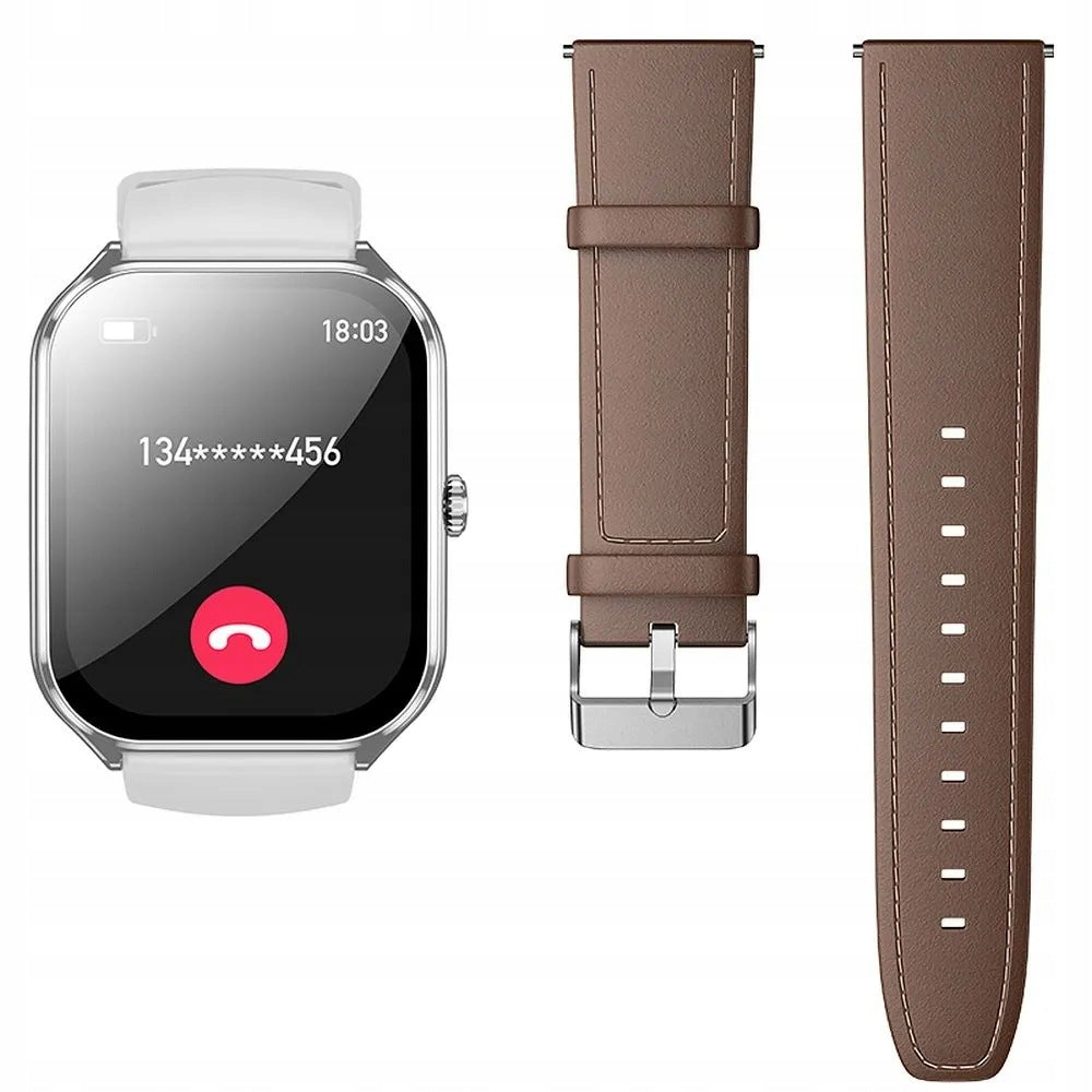 Smartwatch Hoco 1,96" AMOLED IP67 with talk function Y28 silver