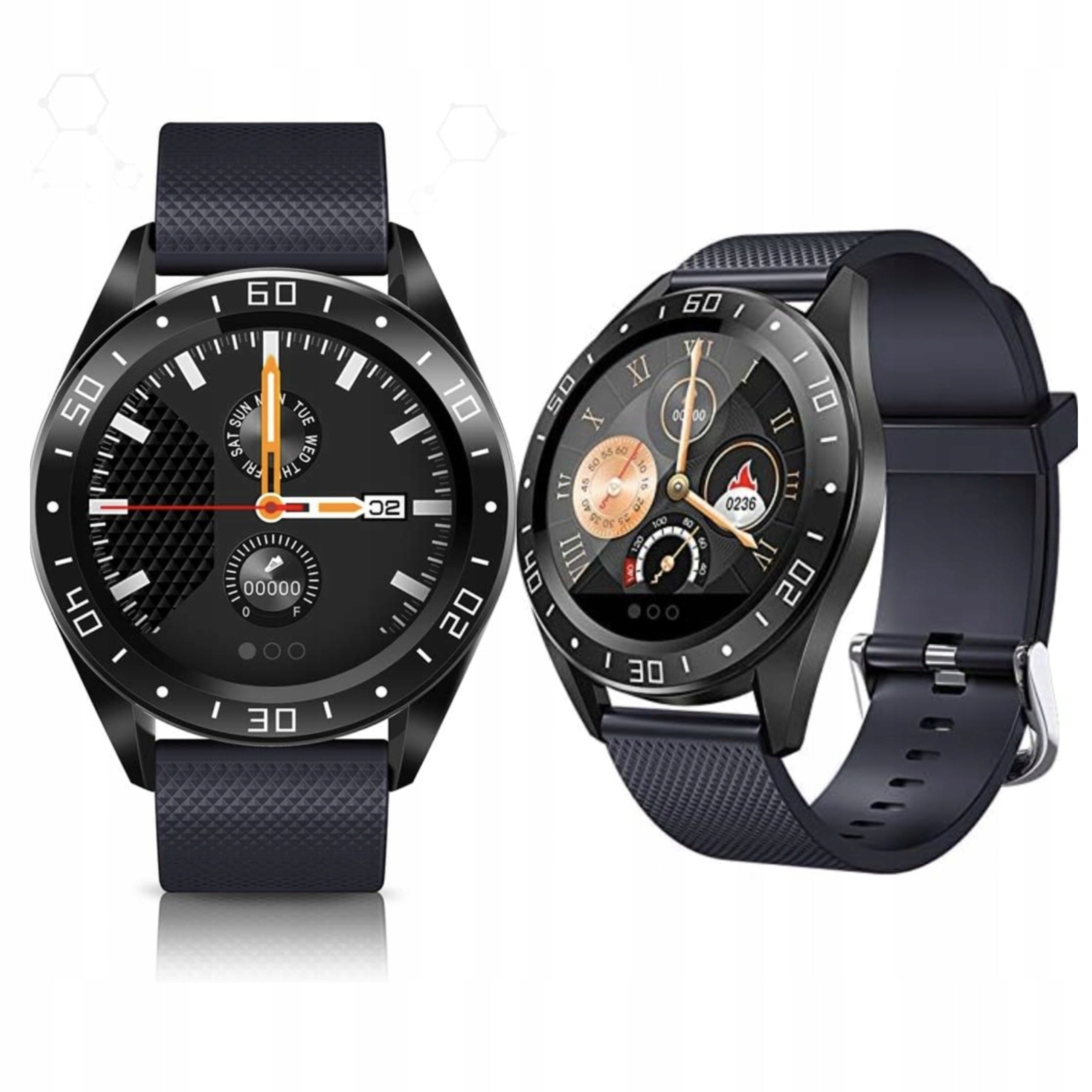 Smartwatch Huante GT105 3,55 cm Pulse Pressure Music Bluetooth GPS Blues