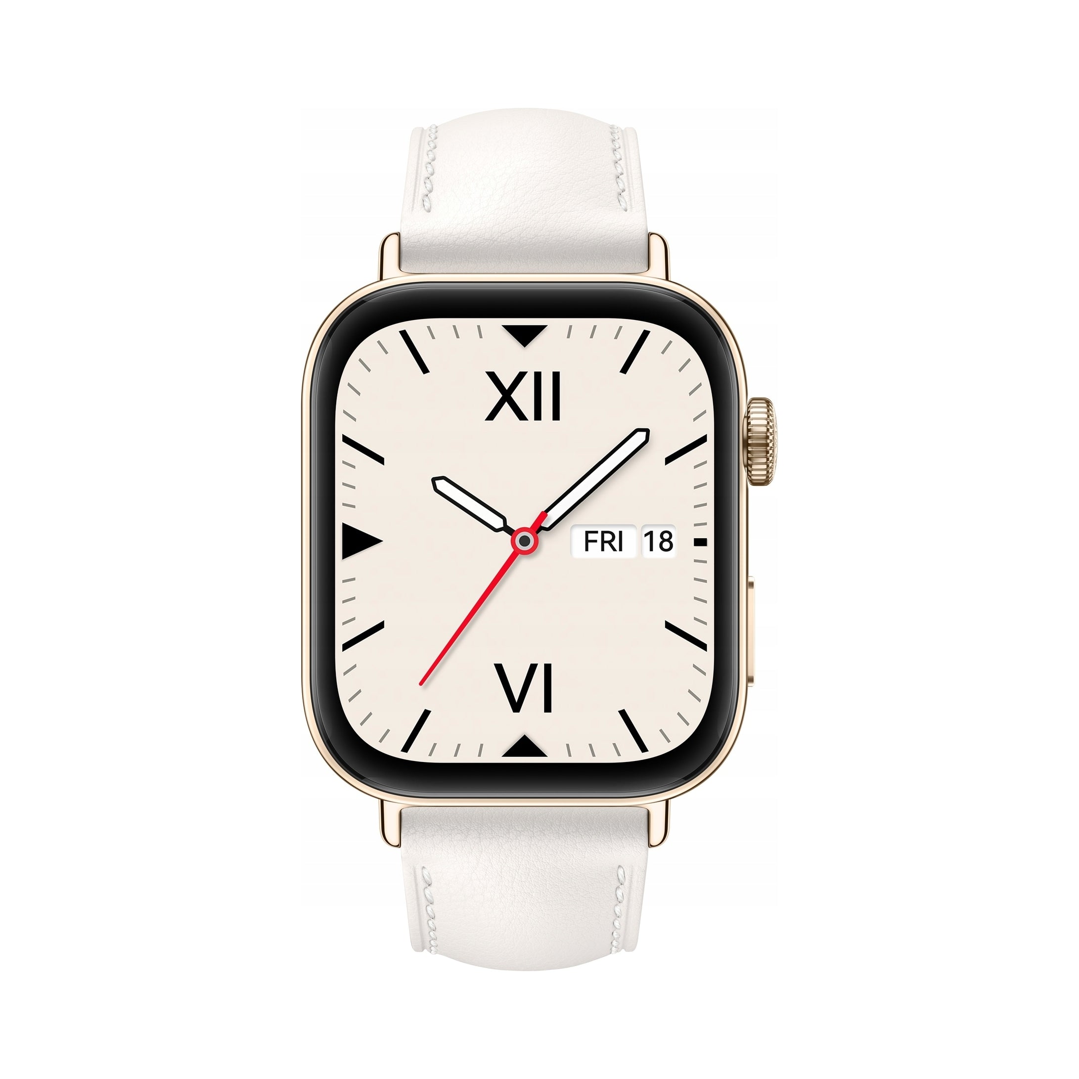 Smartwatch Huawei Watch Fit 3 FIT3 gold white leather strap 43mm AMOLED Manufacturer code Solo-B19