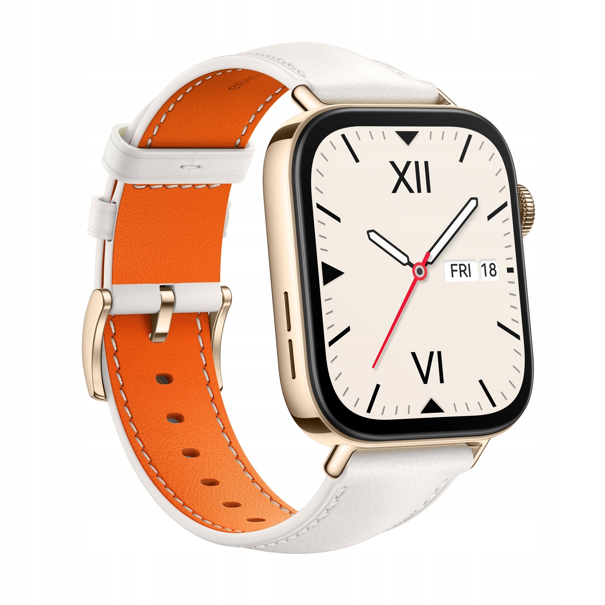 Smartwatch Huawei Watch Fit 3 FIT3 gold white leather strap 43mm AMOLED Packaging status original