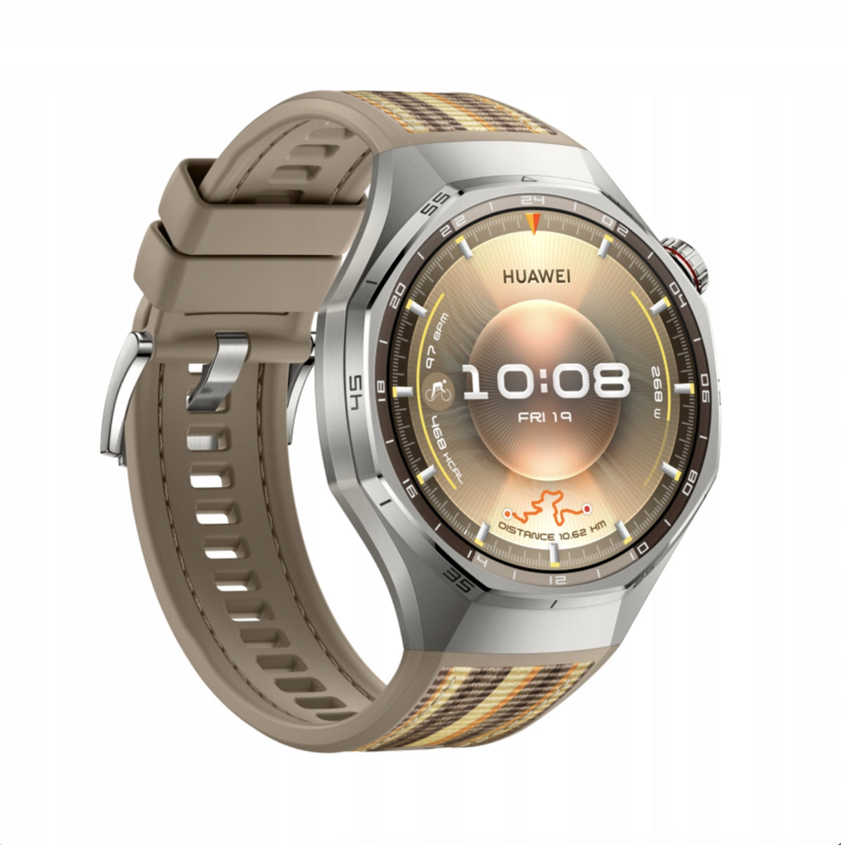 Smartwatch Huawei Watch GT 6 Pro 46mm Safari sapphire NFC glass brown