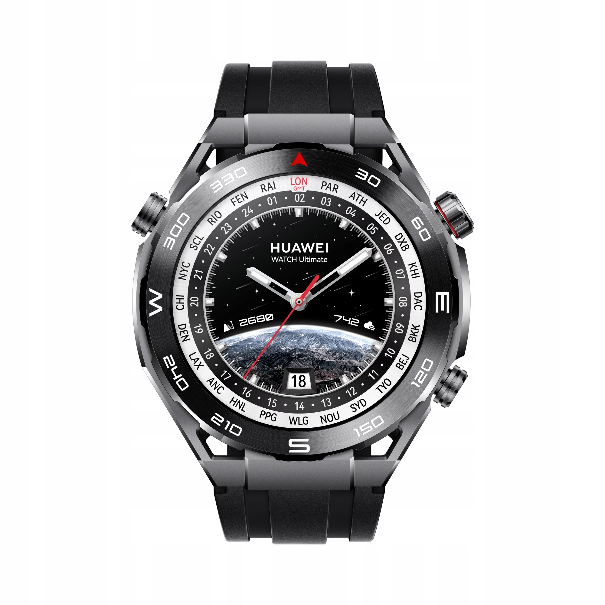 Smartwatch Huawei Watch Ultimate black Manufacturer code clb-b19