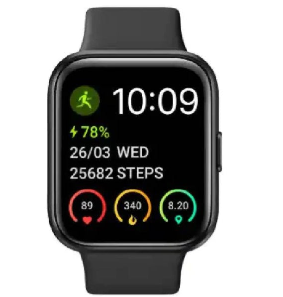 Smartwatch ID208 PLUS black ALEXA making IOS Android calls Packaging status original