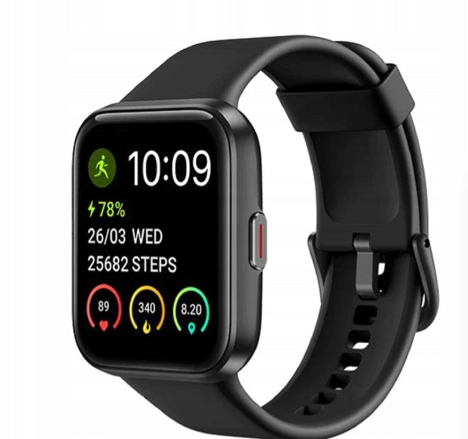 Smartwatch ID208 PLUS black ALEXA making IOS Android calls