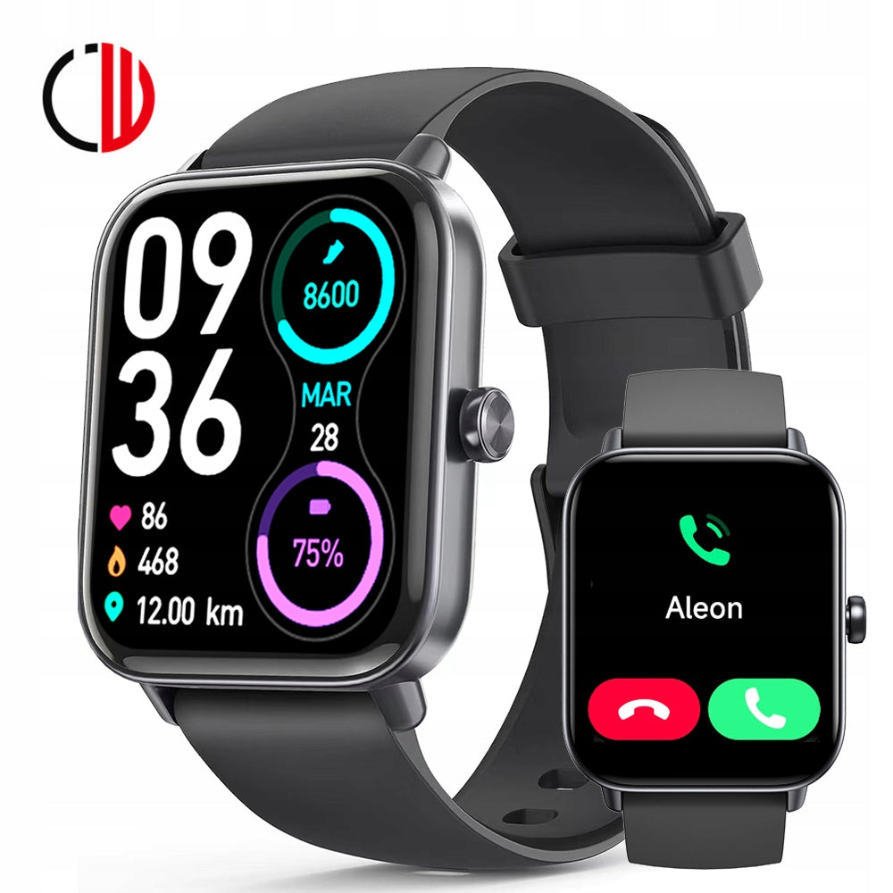 Smartwatch IDW19 black Alexa connections Brand no brand