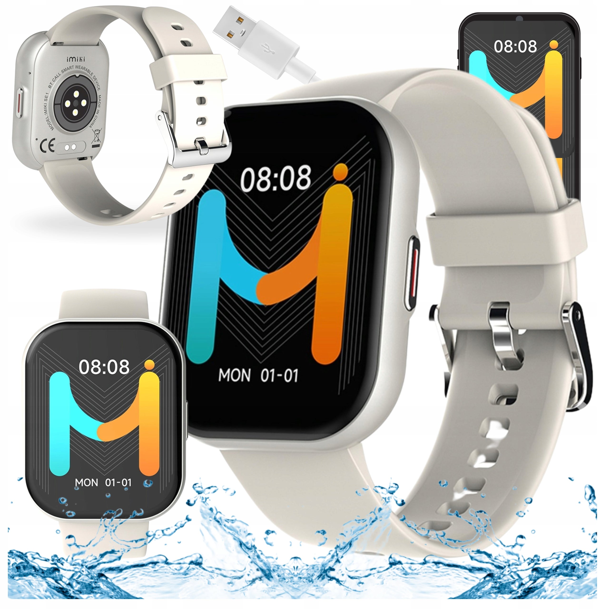 Smartwatch IMIKI SE1 2,02" SMART running watch grey