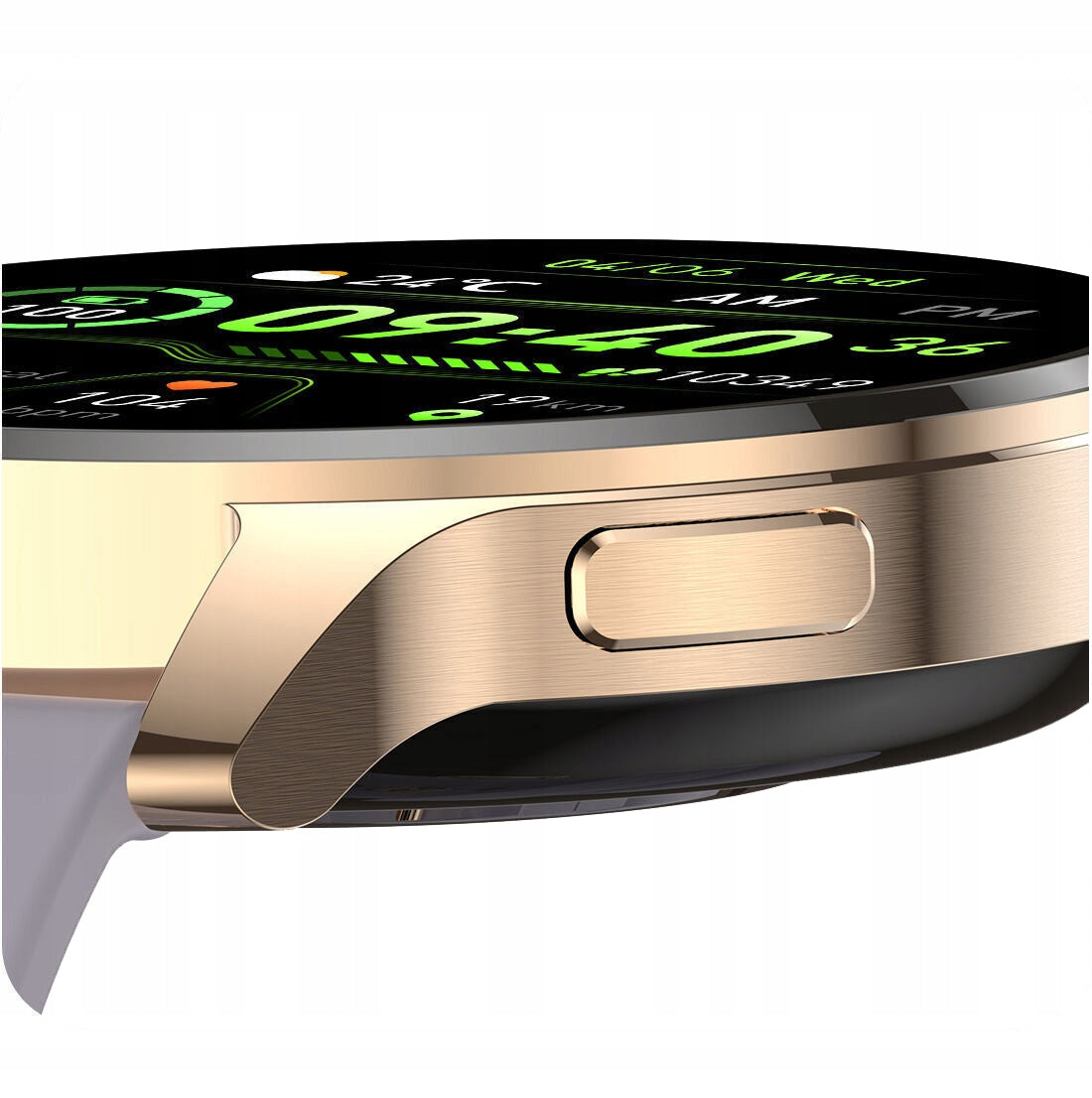 Smartwatch INDYGO I50 MEN'S RUNNING BAND Gold Steel Bracelet Packaging status original
