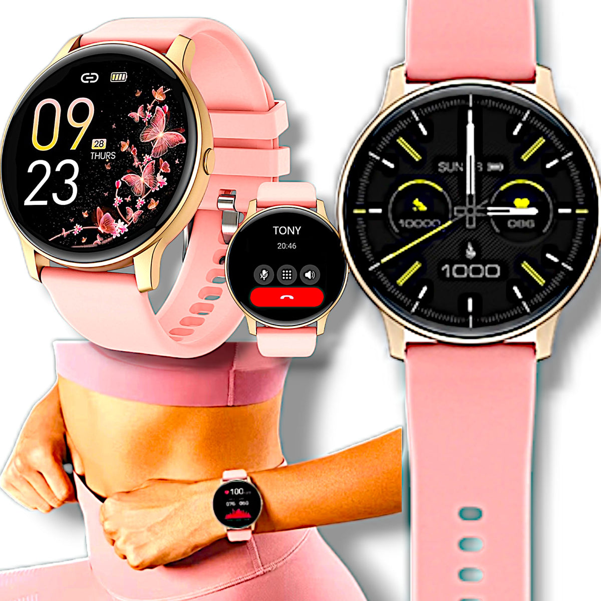 Smartwatch IUTECH S40 pink Brand no brand