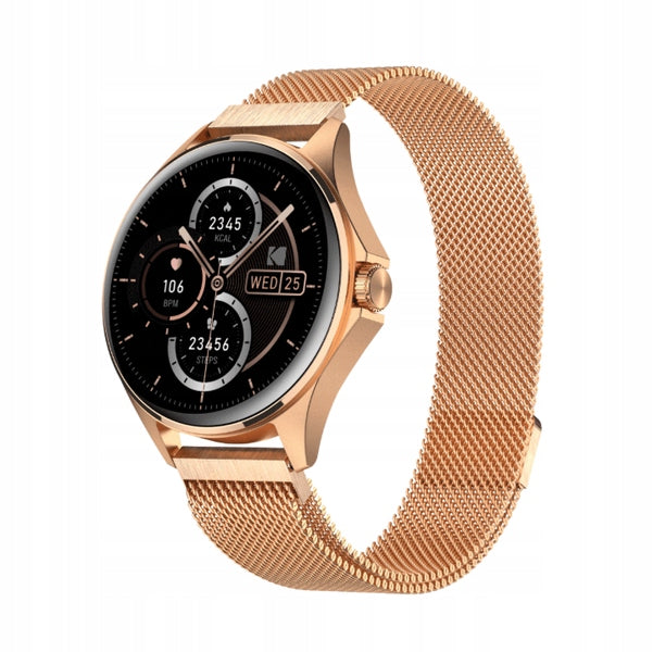 Smartwatch KODAK SW-7211 Pink Gold GPS Heart Rate Monitor Android iOS