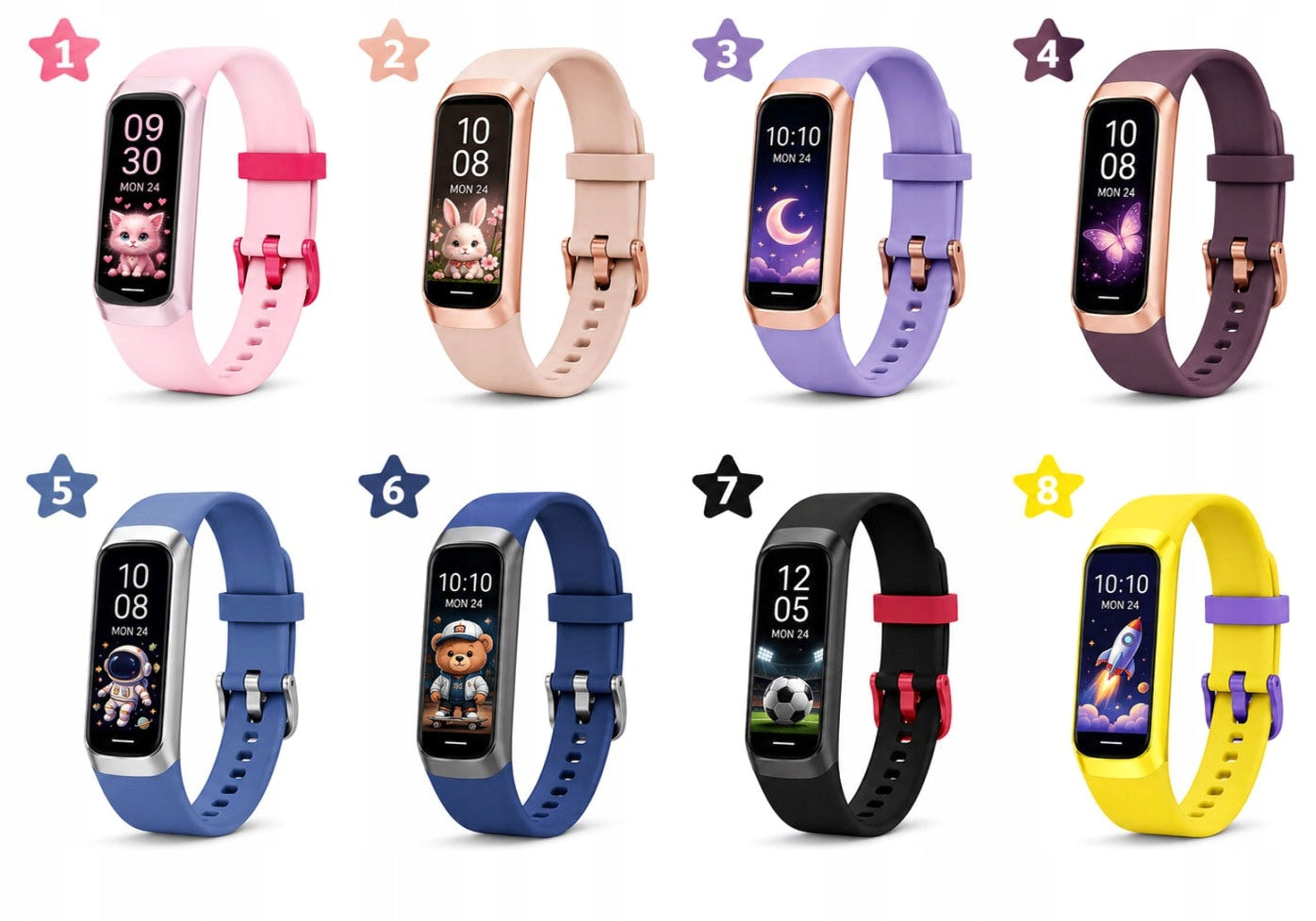 Smartwatch Kids Rubicon RNCF05 Kids Pink AMOLED Pulse Steps Packaging status original
