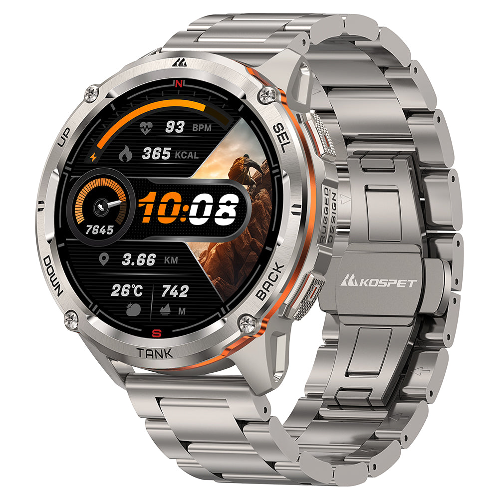 Smartwatch Kospet Tank T3 Ultra2 Special Edition Silver GPS IP69K Armoured