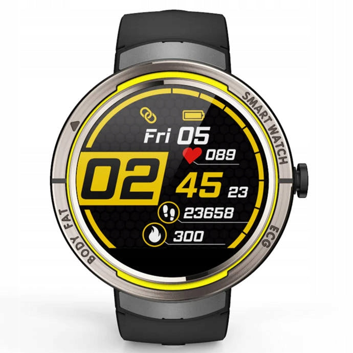 Smartwatch Kumi KU5 black (black)
