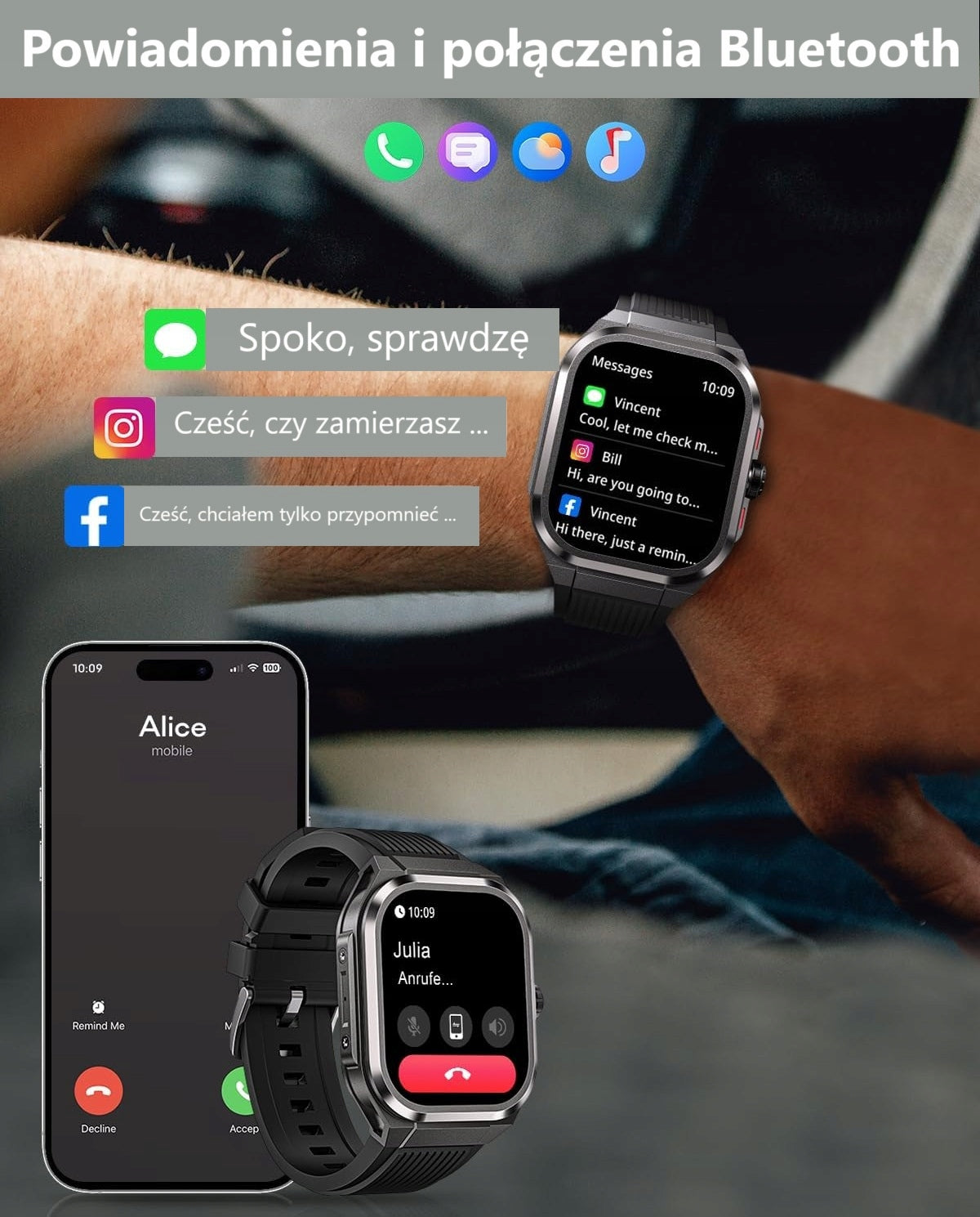 Smartwatch LAGENIO G31 Color black