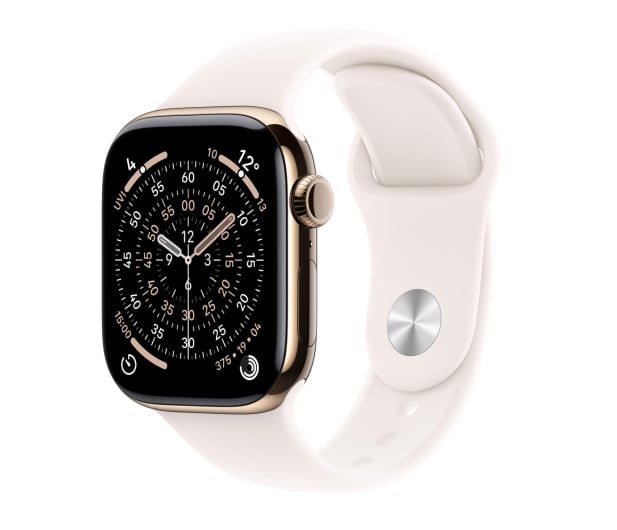 Smartwatch LTE Apple Watch 11 46/Gold Titanium/Pink Strap M/L 5G Brand Apple