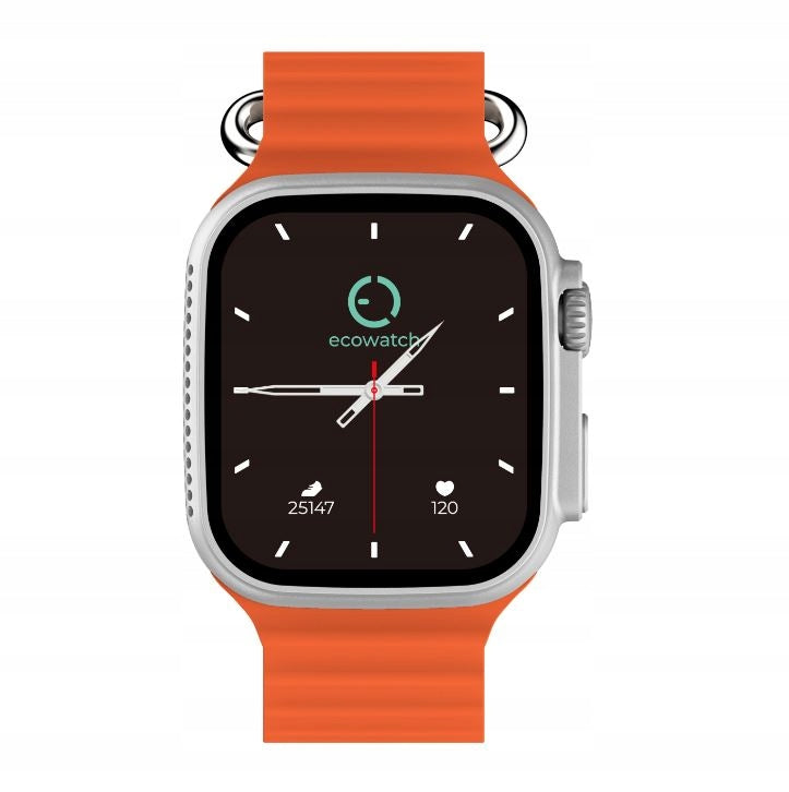 Smartwatch MAXCOM Ecowatch 2 EW02 SR Sports watch 2 stripes Pulse oximeter EAN (GTIN) 5905913006024